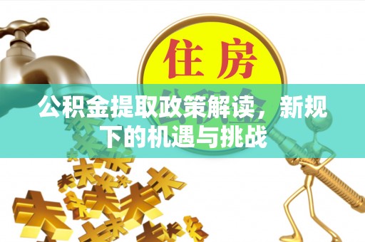 南皮公积金提取政策解读，新规下的机遇与挑战