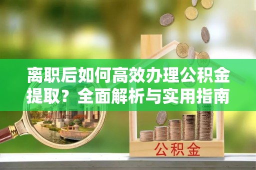 南皮离职后如何高效办理公积金提取？全面解析与实用指南