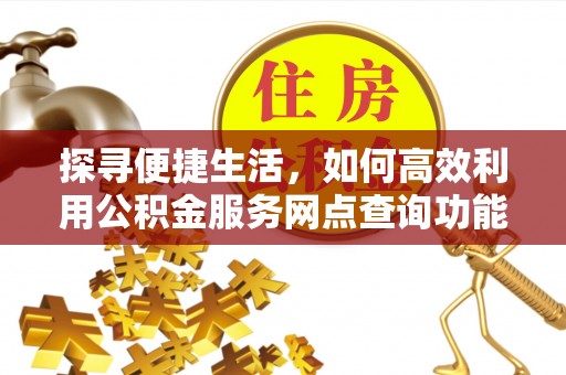 南皮探寻便捷生活，如何高效利用公积金服务网点查询功能