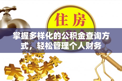 南皮掌握多样化的公积金查询方式，轻松管理个人财务