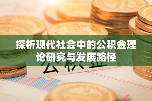 南皮探析现代社会中的公积金理论研究与发展路径