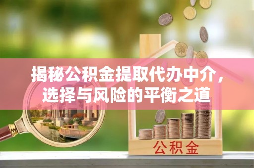 南皮揭秘公积金提取代办中介，选择与风险的平衡之道