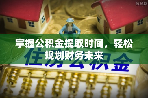 南皮掌握公积金提取时间，轻松规划财务未来