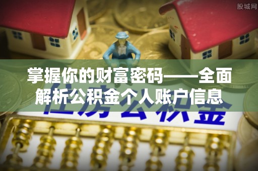 南皮掌握你的财富密码——全面解析公积金个人账户信息